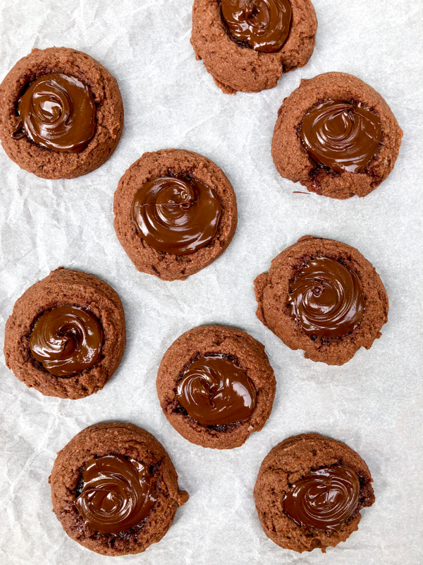 Tuesdays with Dorie (Dorie’s Cookies): Chocolate-Raspberry Thumbprints ...